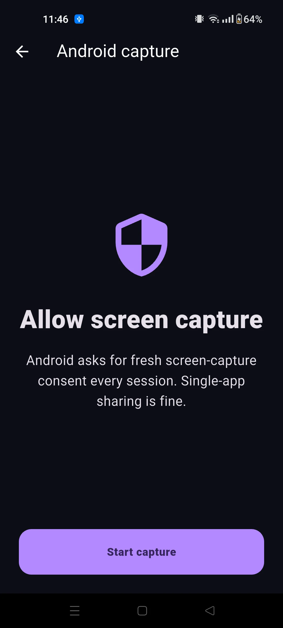 Worldstitch Android capture guidance screen